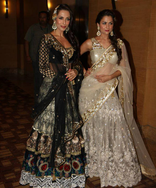 Malaika and Amrita At LIFW 2012