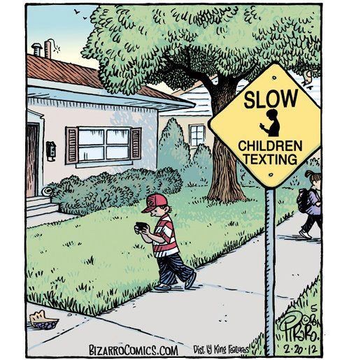 Slow  Children Texting