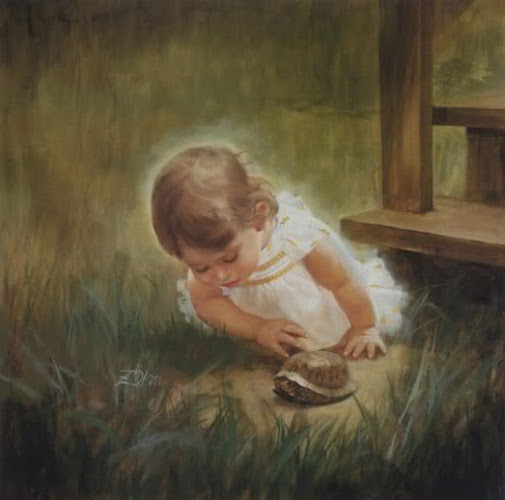 Oil Paintings of Kids 