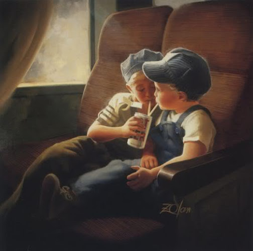 Oil Paintings of Kids 