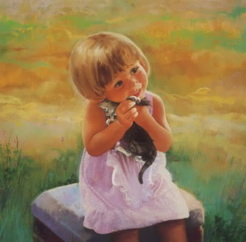 Oil Paintings of Kids 