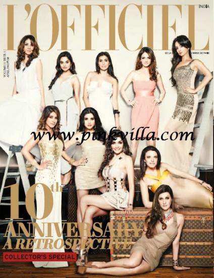 LOfficiel India Cover Page 100th Issue