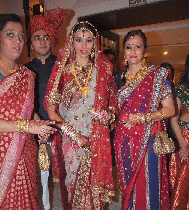 Bappa Lahiri and Taneesha Verma Wedding Pictures