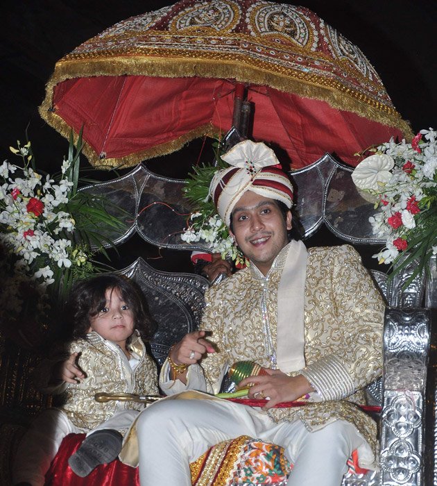 Bappa Lahiri and Taneesha Verma Wedding Pictures