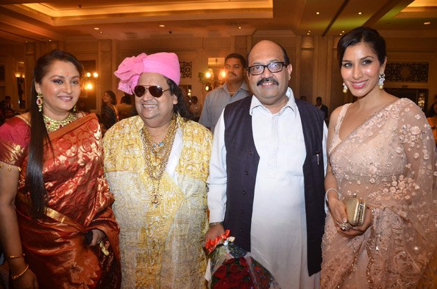 Bappa Lahiri and Taneesha Verma Wedding Pictures