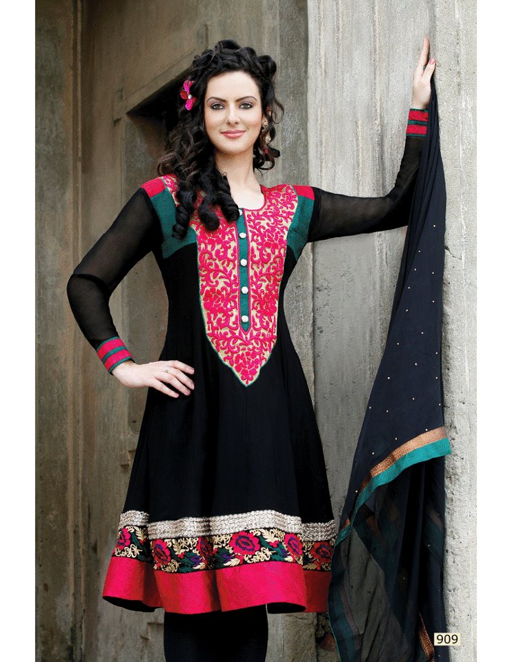 Latest Frock Churidar Fashion for Women in Pakistan 2012