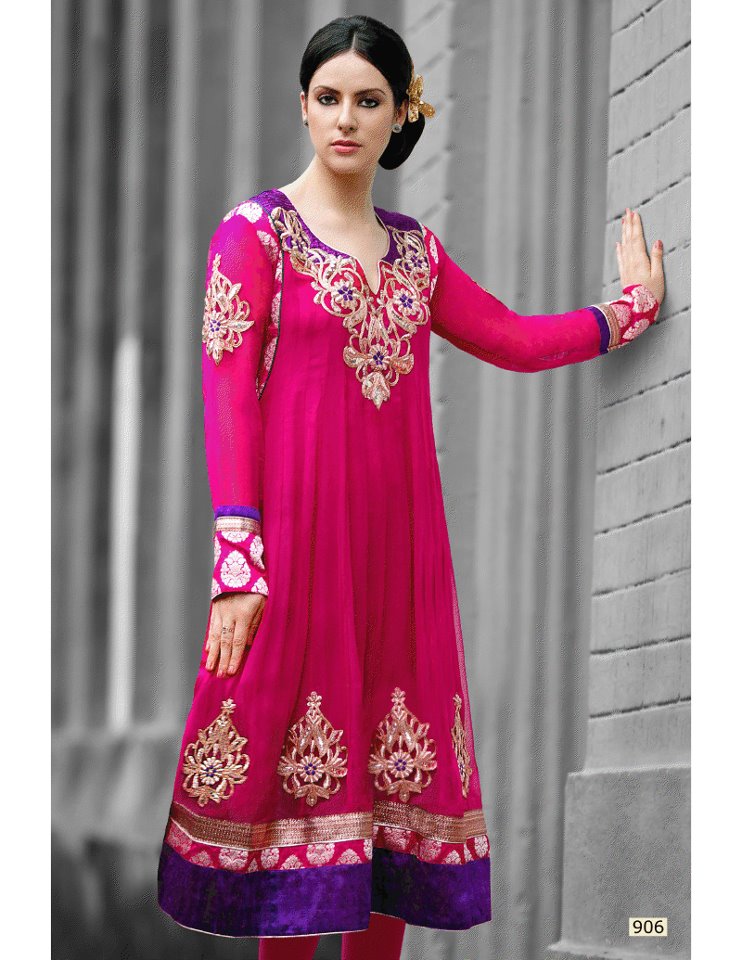 Latest Frock Churidar Fashion for Women in Pakistan 2012