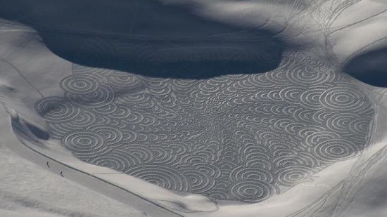 302294xcitefun snow artworks 3 - Large Scale Snow Circles - Frozen Artwork