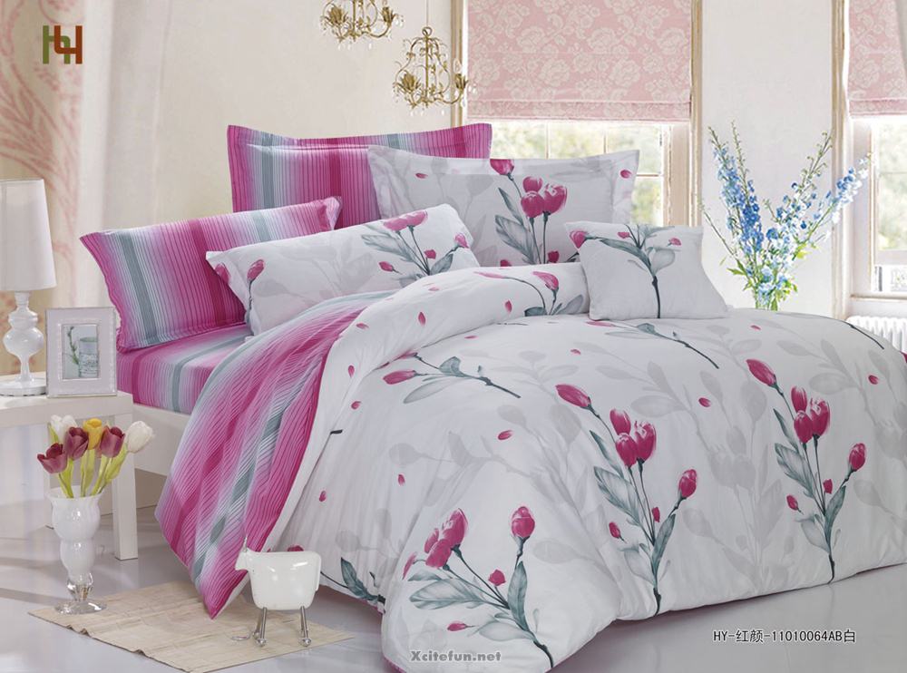 Winter Bed Sheets With Blanket Pillow And Cushion Set ...