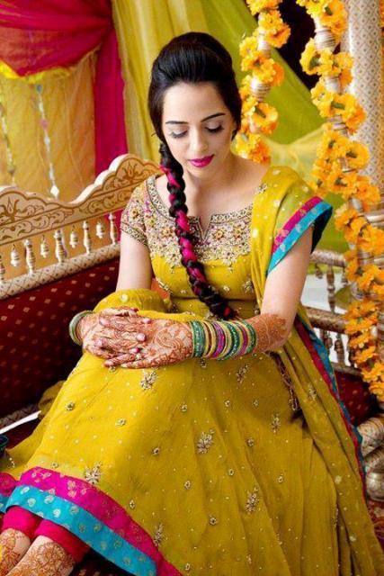 Mayon Day And Mehndi Dress For Girls