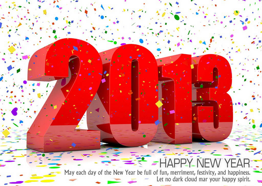 Happy New Year 2013  Greeting Wallpapers