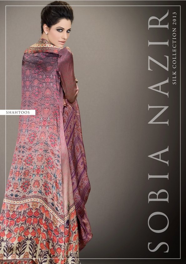 Sobia Nazir Casual Wear Printed Silk Collection 2013