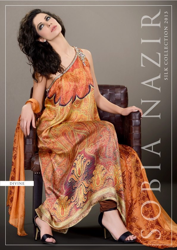 Sobia Nazir Casual Wear Printed Silk Collection 2013