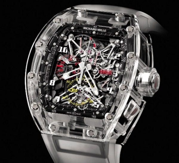 expensive watches richard mille sapphire watch $ 1 7 million