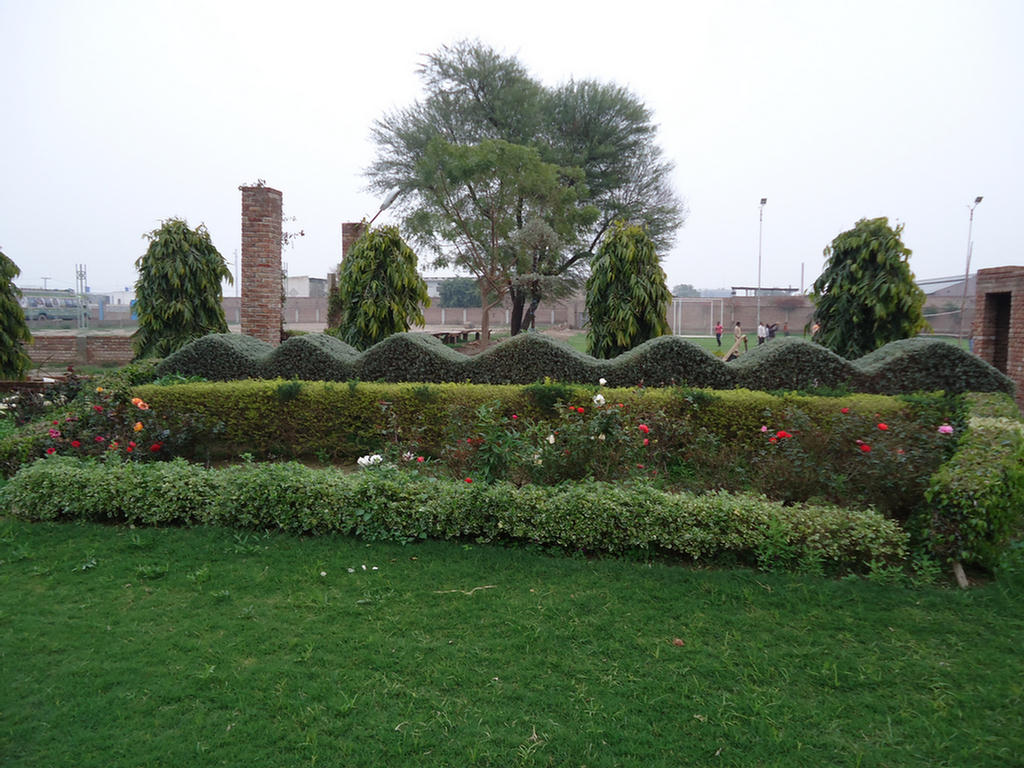 Beautiful Garden In Our Factory