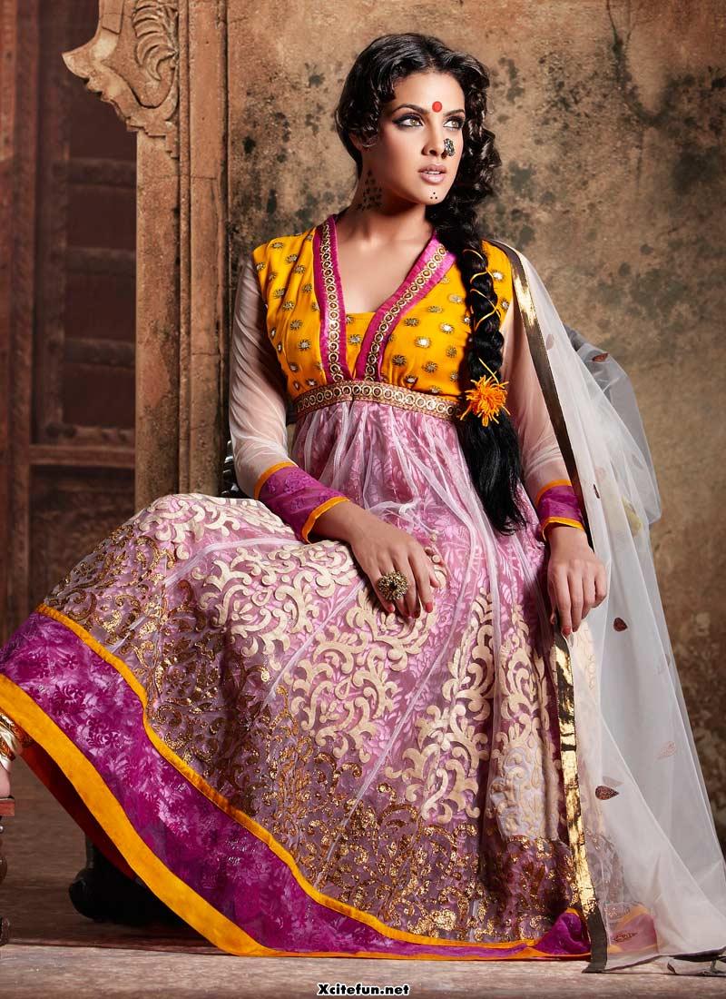 Indian Embroidery Traditional Salwar Kameez And Frocks - XciteFun.net
