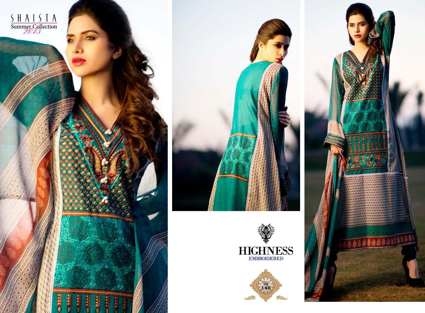 Shaista Feminine Embroidered Lawn Collection