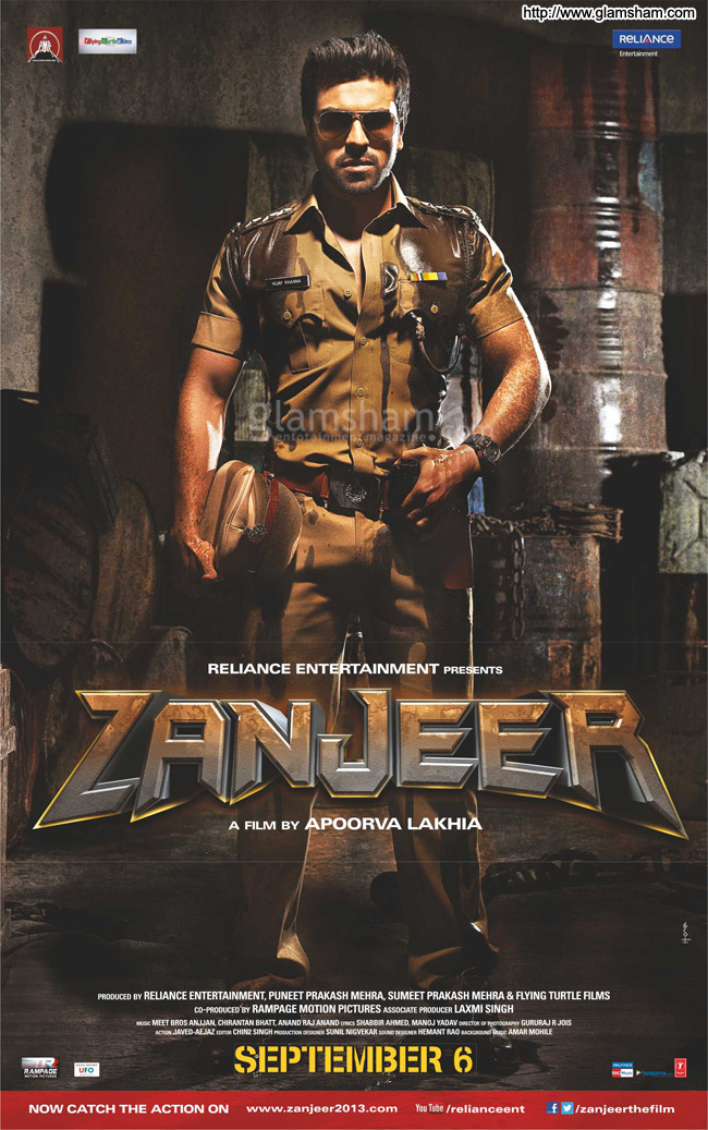 Zanjeer Movie Poster and Trailer - Ram Charan - XciteFun.net