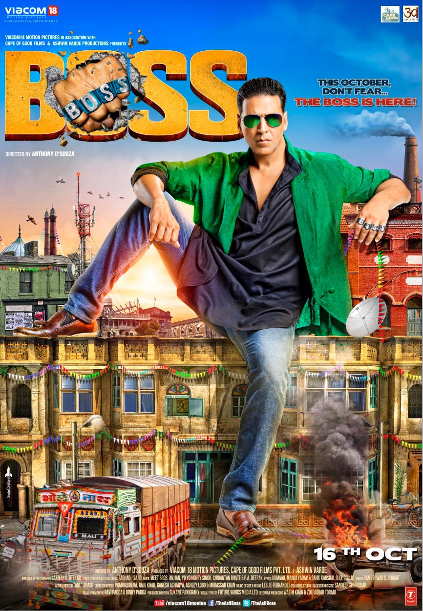 BOSS Movie Poster and Trailer ft. Akshay Kumar - XciteFun.net