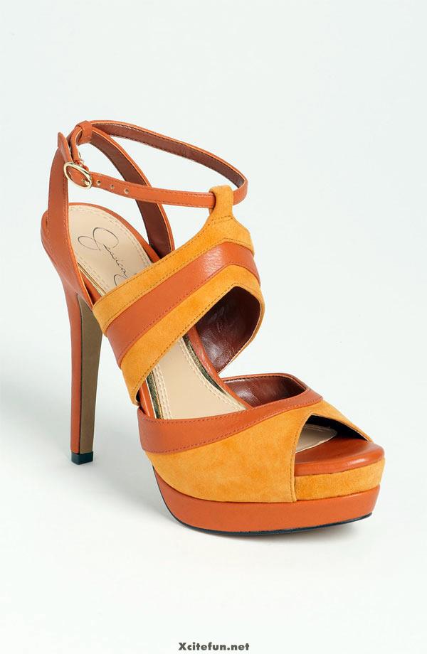 trendy sandals high heels