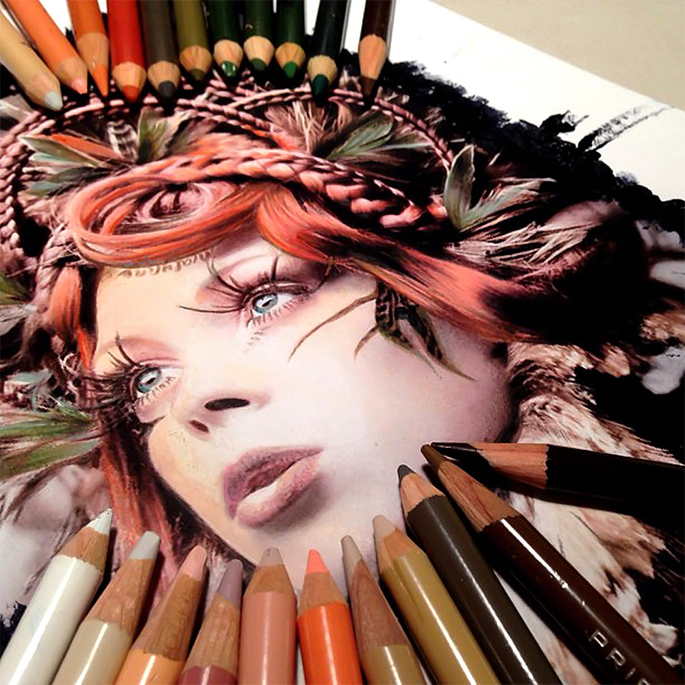 Amazing Pencil Color Paintings - XciteFun.net