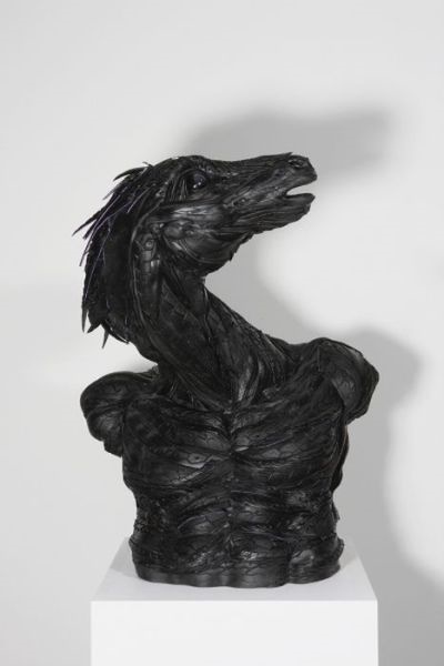 Recycled Tyres Transformed Into Fascinating Sculpture Recycled Tyres Transformed Into Fascinating Sculpture