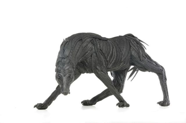 Recycled Tyres Transformed Into Fascinating Sculpture Recycled Tyres Transformed Into Fascinating Sculpture