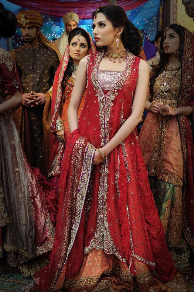 Bridals Wear Designer Nilofer Shahid By Khawar Riaz