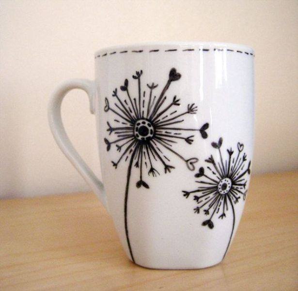 Creative Hand Painted Coffee Mug Designs - XciteFun.net