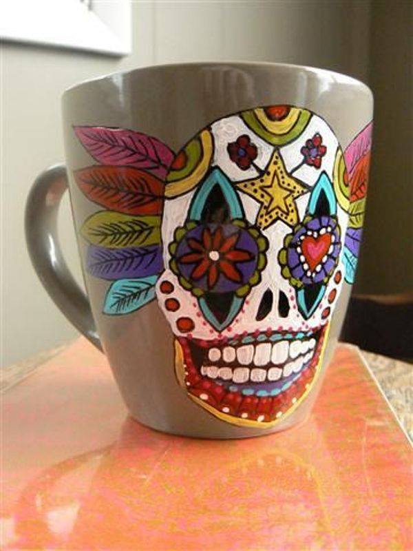 Creative Hand Painted Coffee Mug Designs - XciteFun.net