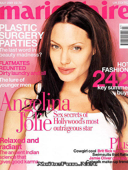 Angelina Jolie Biggest Magazine Cover Page Collection - XciteFun.net