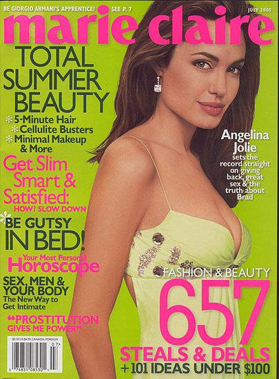 Angelina Jolie Biggest Magazine Cover Page Collection - XciteFun.net