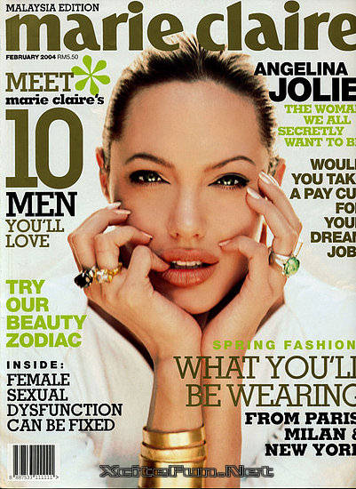 Angelina Jolie Biggest Magazine Cover Page Collection - XciteFun.net