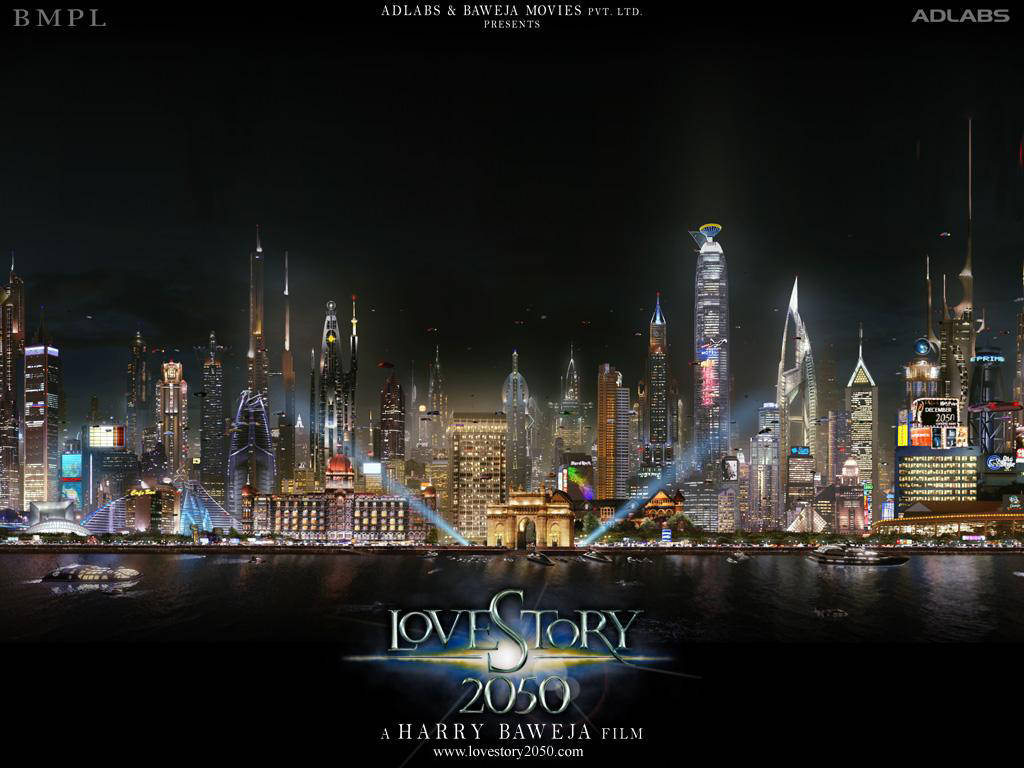 Love Story 2050 Futuristic Sci-Fi High Quality Wallpapers 