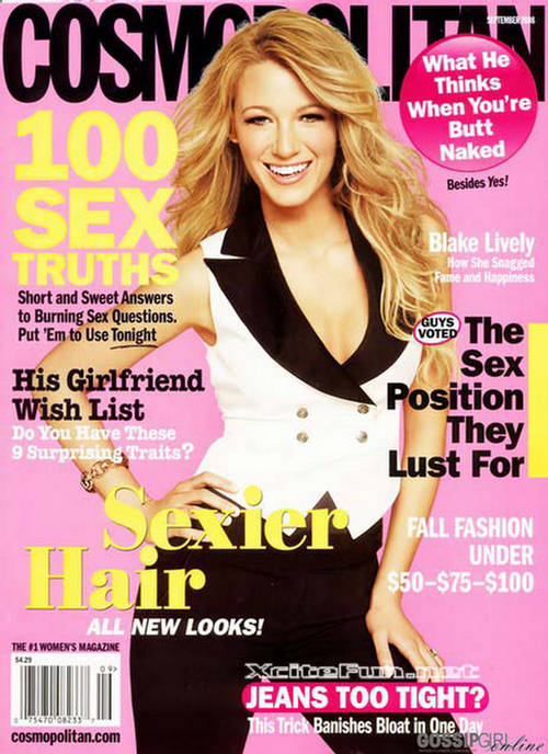 Gossip Girl Blake Lively Cosmopolitan Magazine Sep 2008 - XciteFun.net