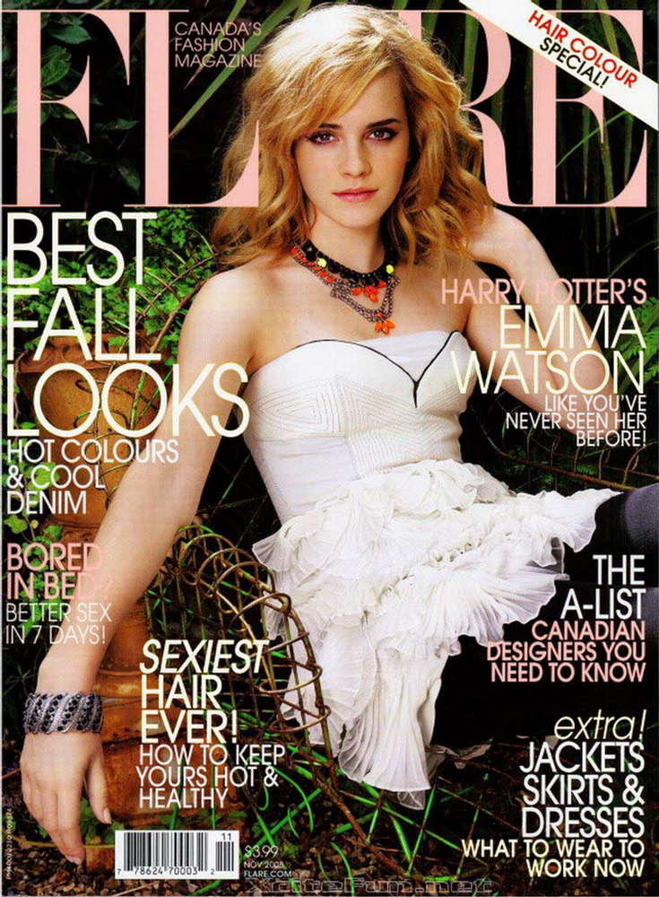 Emma Watson Cute Shots From Flare Magazine Nov 2008 - XciteFun.net