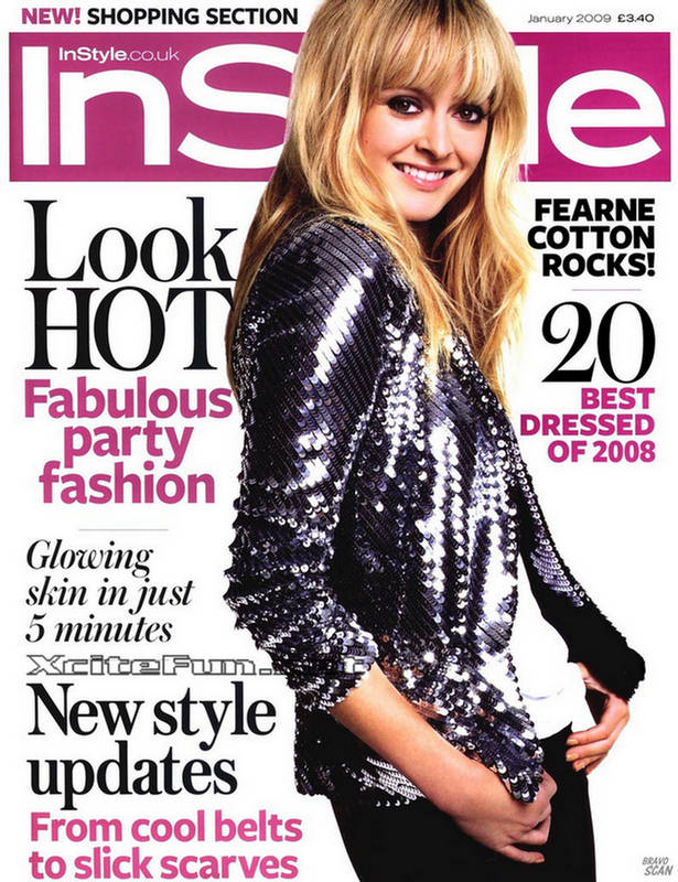 Fearne Cotton: Rocks On The Cover - InStyle Mag Scans - XciteFun.net