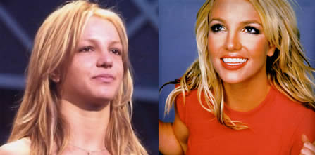 Britney spears before and after makeup - XciteFun.net