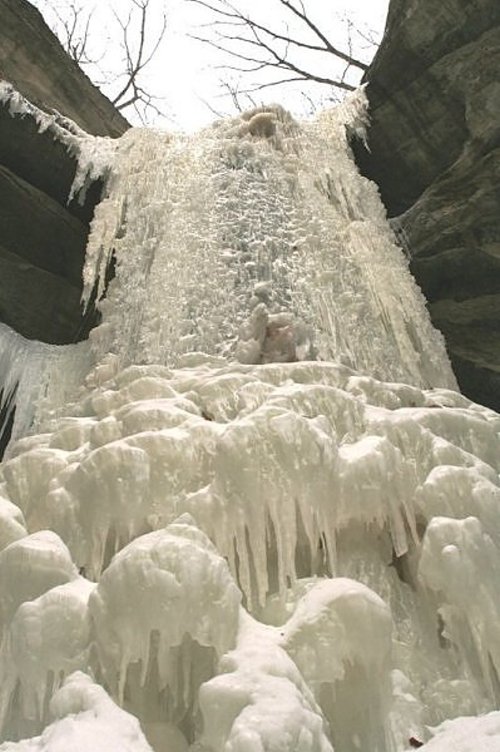 china frozen waterfall