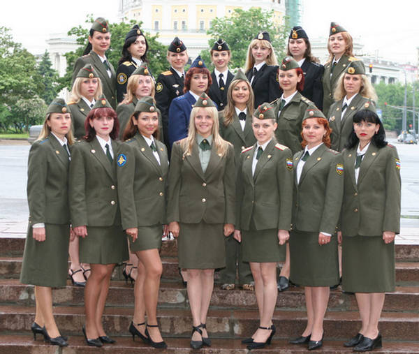 Miss Russian Army Beauties In Shoulder Straps