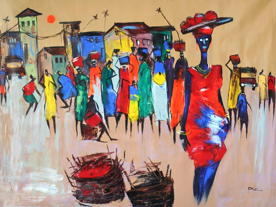 African Art Painting - XciteFun.net
