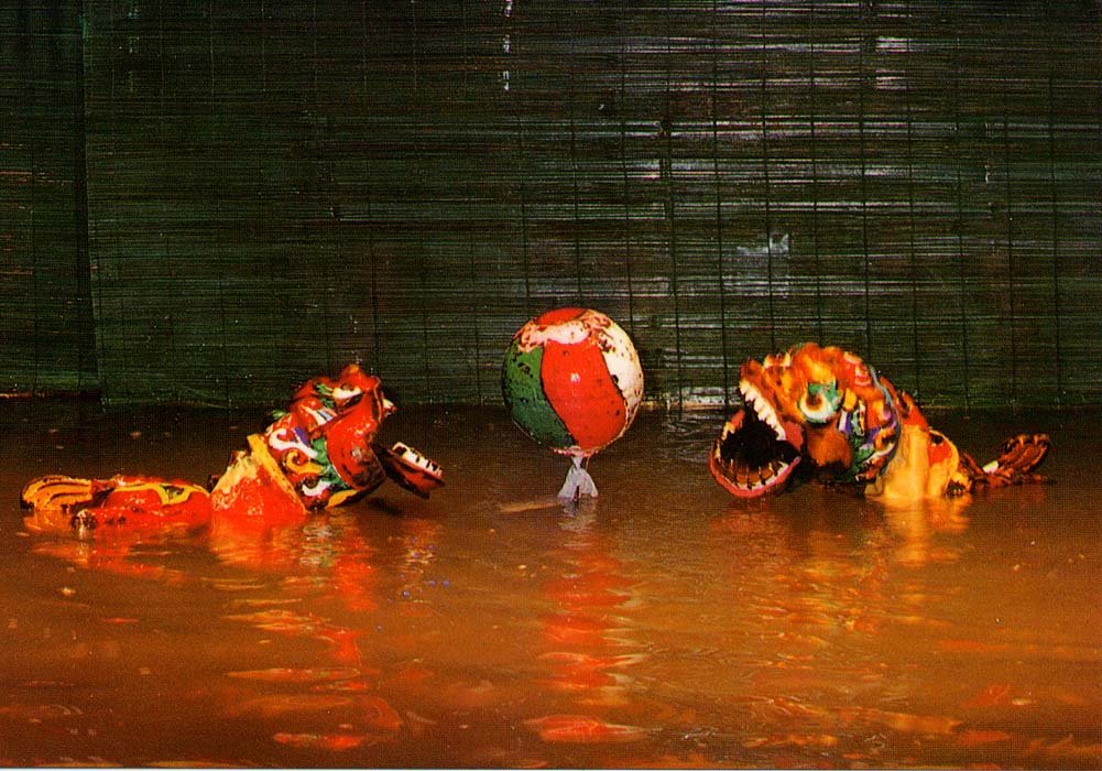 water puppetry