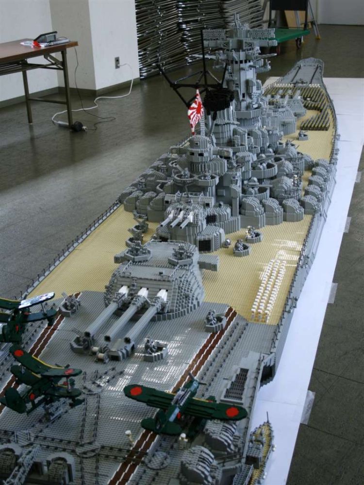 Lego Yamato Battleship - XciteFun.net