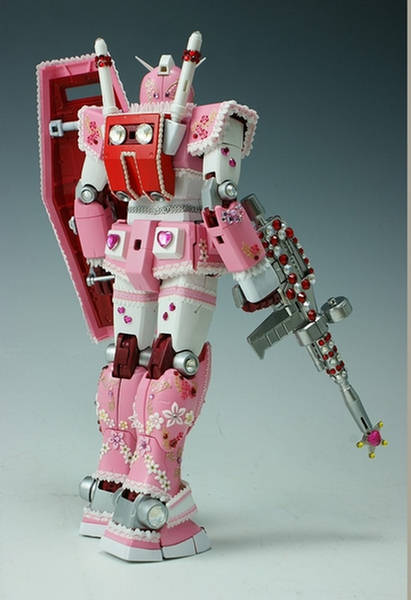 Girly Gundam RX78 Action-Figure - Hello Kitty - XciteFun.net