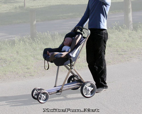 Roller Buggy: Baby Stroller - Hybrid Scooter - XciteFun.net