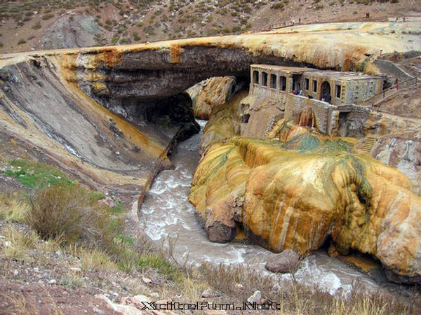 Puente del Inca: Natural Arch Bridge - Hot Springs Argentina - XciteFun.net