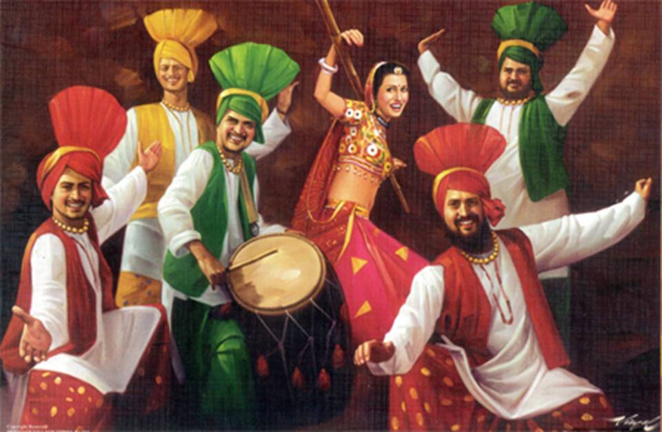 The Richest Punjabi Culture  Paintings Part 2 