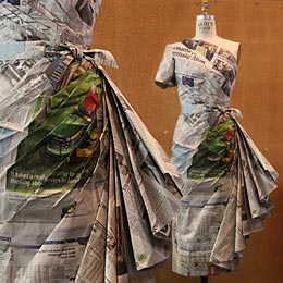 Amazing Newspaper dress - XciteFun.net