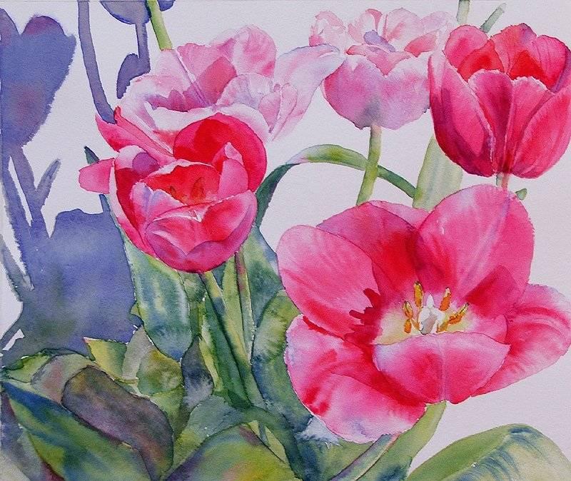 Floral Water colour Paitings.........Lovely collection - XciteFun.net