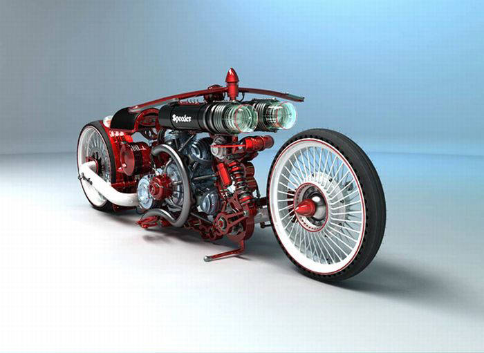 3D Bikes Cool Chopper  Concepts XciteFun net